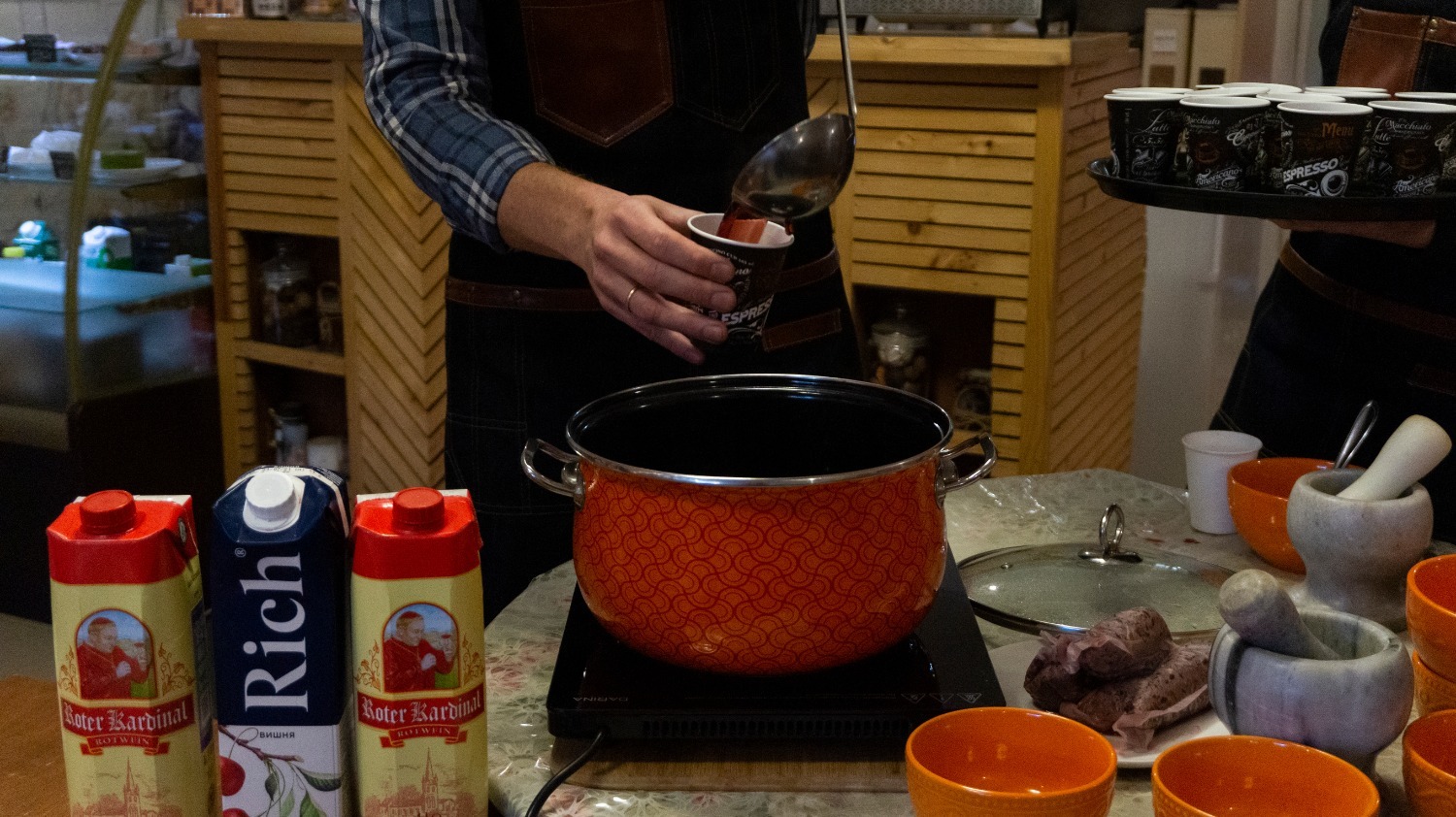 В музее специй. Дегустация