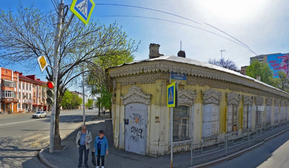 Яндекс.Карты «Дом Желтоуховых» по ул. Чернышевского, 108