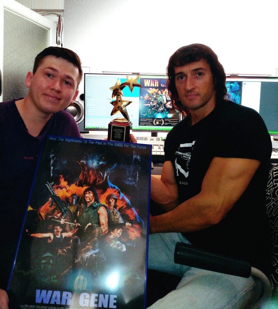 С режиссером Стефаном Чаповским