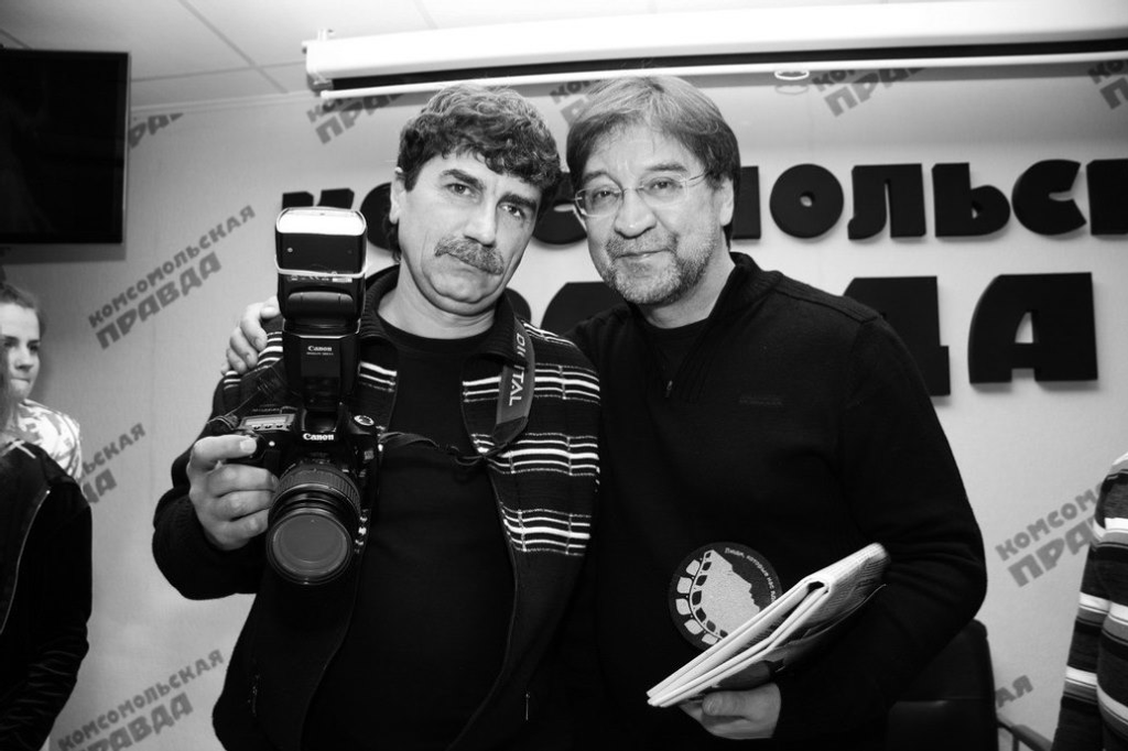 С певцом Юрием Шевчуком