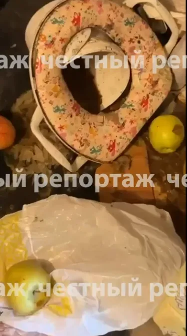 Скриншот видео ТГ-канала "Честный репортаж"