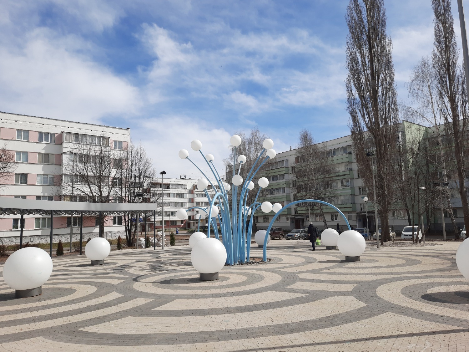 администрация города Агидели Световой фонтан – один из городских арт-объектов