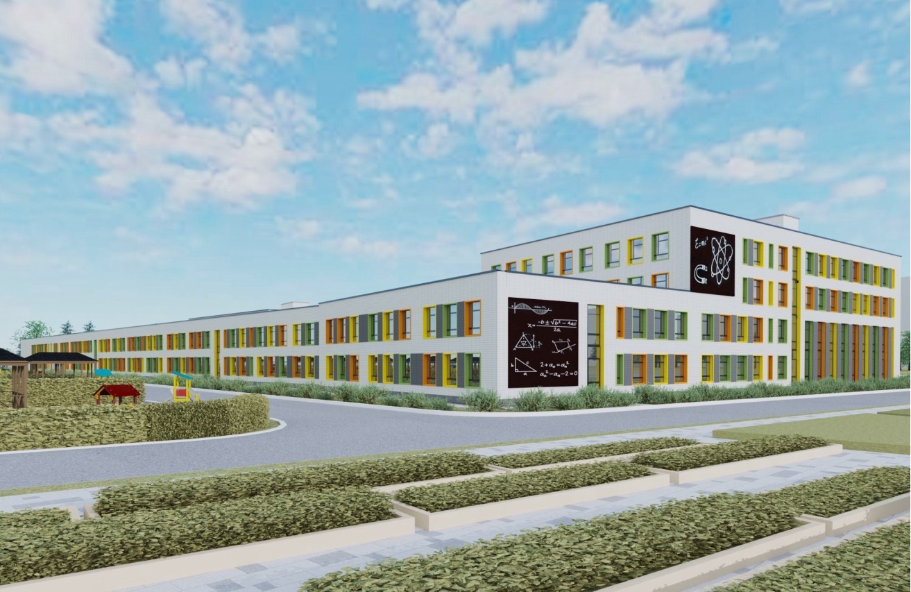УКС РБ Визуализация проекта школы в Кузнецовском затоне Уфы