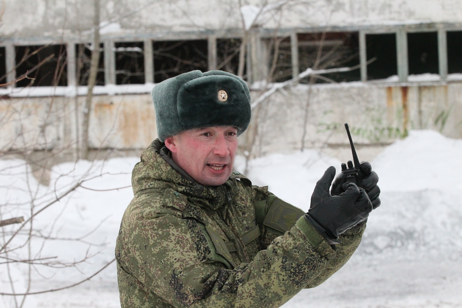 Начальник отделения боевой подготовки инженерной бригады ЦВО Рамиль Ахметов