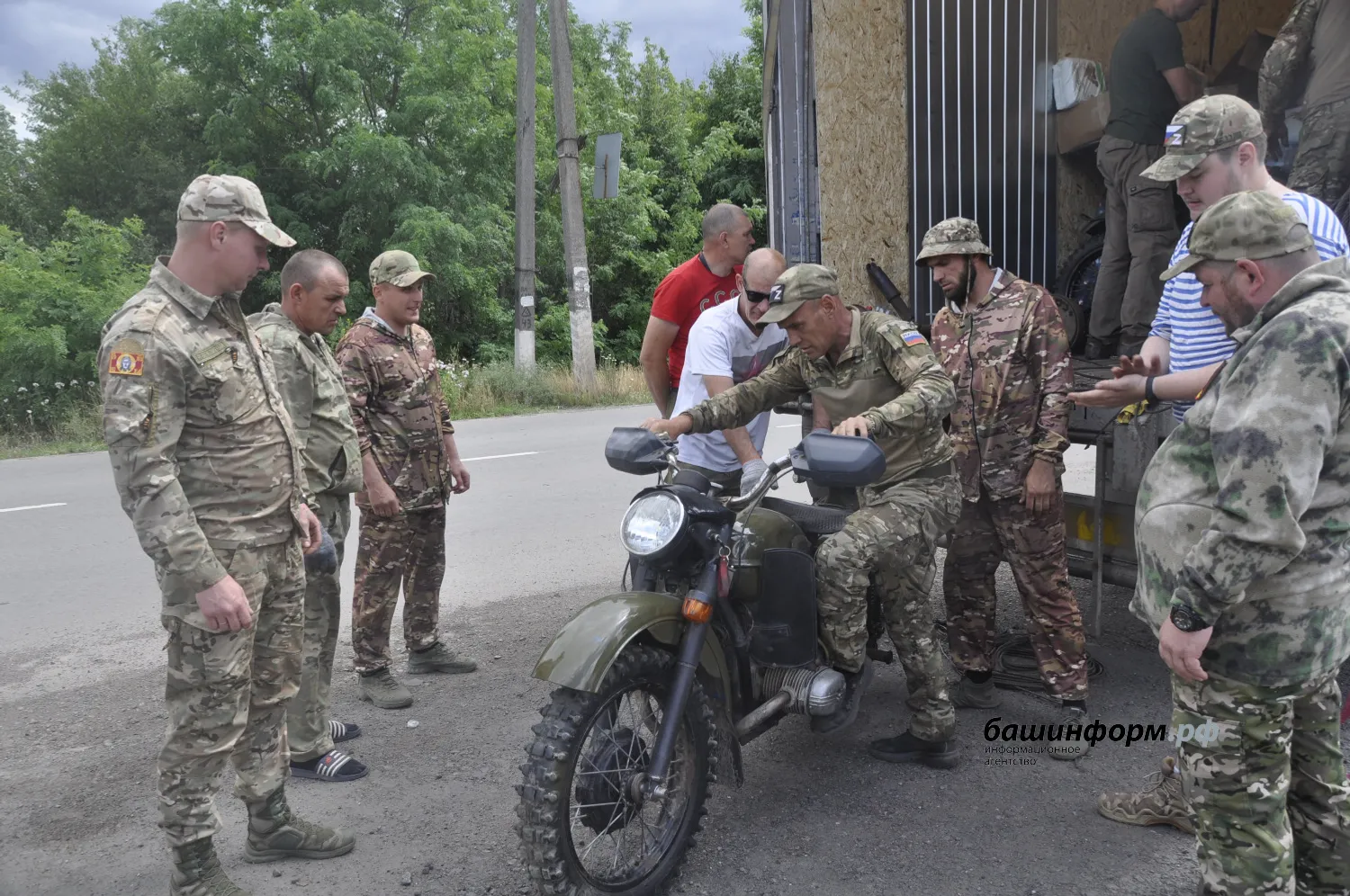автора  Мотоцикл, доставленный фронтовикам волонтерами Башкирии
