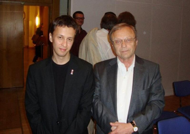 С профессором Леонидом Чижиком