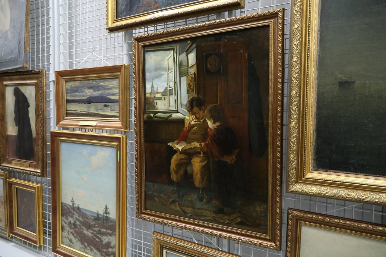 Валерий Шахов  Владимир Маковский. Мальчики у окна