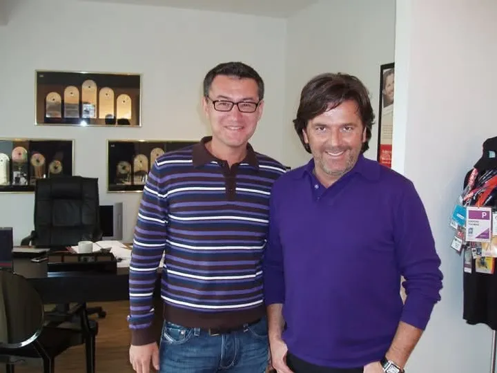 Артур Валеев личный архив С Томасом Андерсом (Modern Talking)