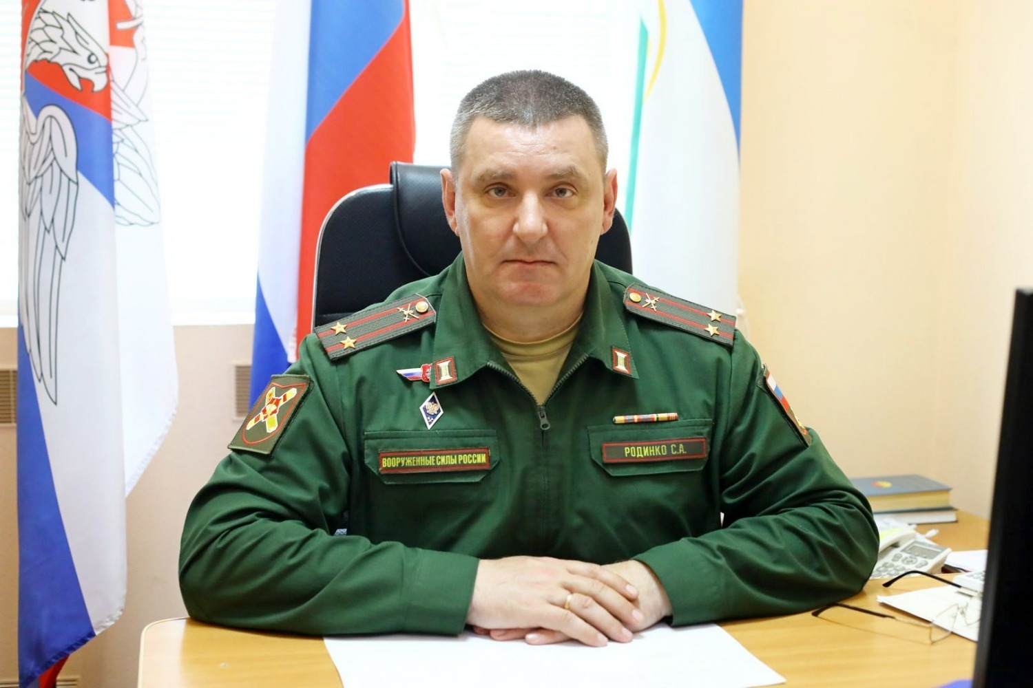 Начальник пункта отбора граждан на военную службу по контракту РБ Сергей Родинко