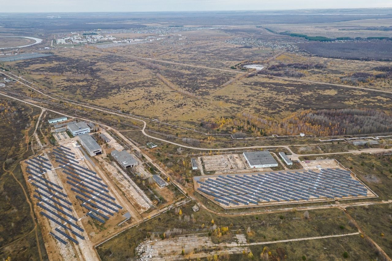 соцсети Радия Хабирова Солнечная электростанция в Агидели