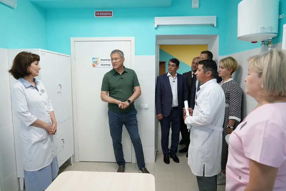 пресс-служба Главы РБ Радий Хабиров в детском реабилитационном центре в Стерлибашевском районе РБ
