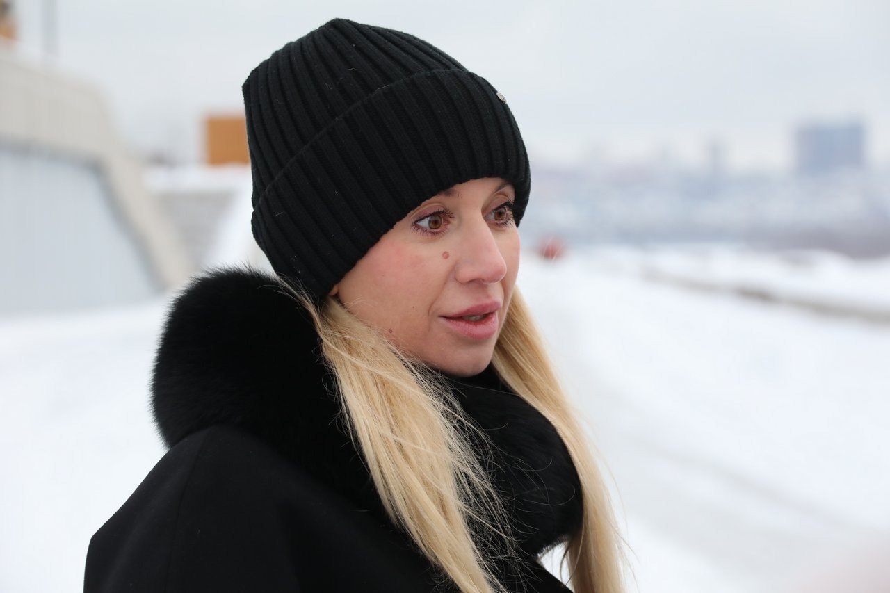 Валерий Шахов  Руководительница набережной Лариса Еремеева