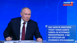 Путин сравнил российский закон об иноагентах с американским