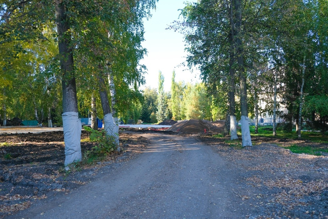 администрация Стерлитамака В Стерлитамаке обновляют парк имени Кирова