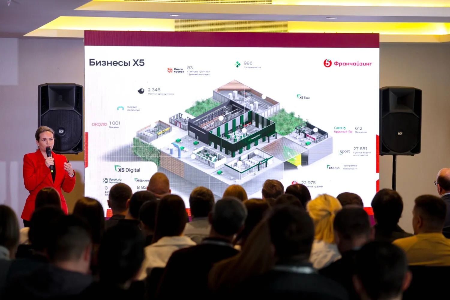 предоставлено организаторами предоставлено организаторами Валерия Осташева рассказала участникам о франшизе «Пятерочки»
