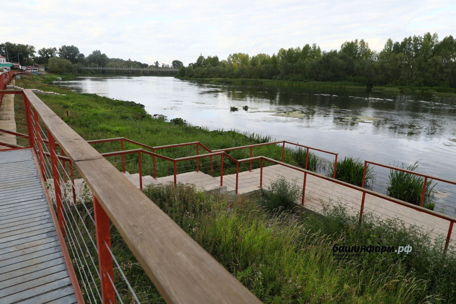 реконструированная набережная в Салавате